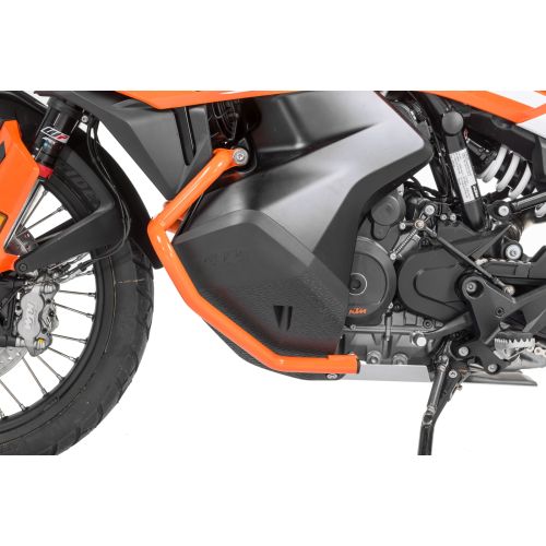 01-372-5157-0 Tankschutzbuegel Edelstahl, orange fuer KTM 890 Adventure/ 890 Adventure R/ 790 Adventure/ 790 Adventure R (-2022)