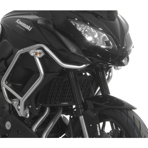 01-408-5016-0 Kuehlerschutz fuer Kawasaki Versys 650 ab 2015, aluminium, schwarz