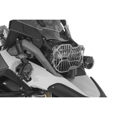 01-045-5093-0 Scheinwerferschutz epoliert mit Schnellverschluss fuer LED Hauptscheinwerfer BMW R1250GS/ Adventure, R1200GS (LC)/ Adventure (LC) *OFFROAD USE ONLY*