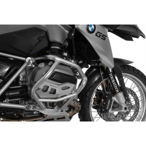 01-045-5130-0 Zylinderschutz / Ventildeckelschutz Alu natur, fuer BMW R1200GS ab 2013/ BMW R1200RT ab 2014/ BMW R1200R ab 2015/ BMW R1200RS