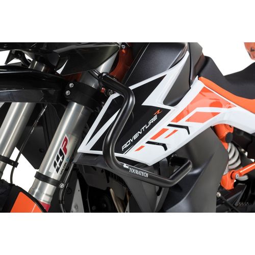 01-372-5161-0 Verkleidungssturzbuegel Edelstahl, schwarz fuer KTM 890 Adventure (-2022)/ 890 Adventure R (-2022)/ 790 Adventure/ 790 Adventure R (-2022)