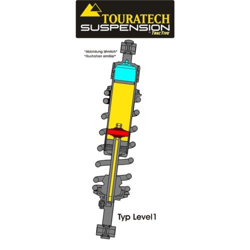 01-405-5850-0 Touratech Suspension Federbein fuer Honda NC750X 2013-2015 Typ Level1