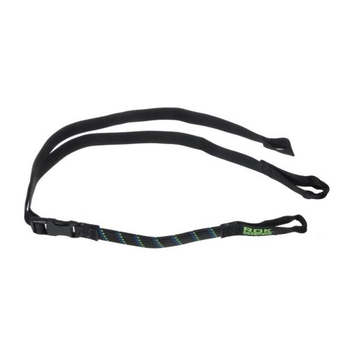 01-055-0406-0 Rokstraps Strap It™  Motorbike Adjustable *schwarz-blau/gruen*45 - 150 cm 2 St. mit Schlaufen