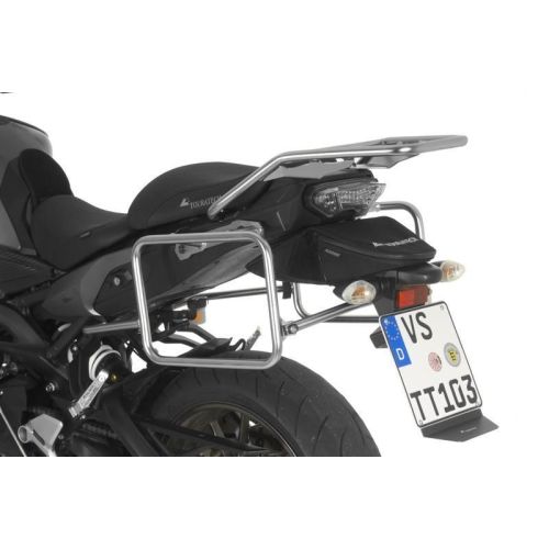 01-630-5560-0 Koffertraeger Edelstahl, schwarz beschichtet fuer Yamaha MT-09 Tracer (2015-2017)