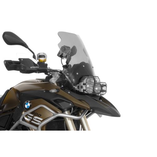 01-048-5095-0 Scheinwerferschutz Edelstahl schwarz mit Schnellverschluss fuer BMW F650GS(Twin)/F700GS/F800GS/F800GS Adventure *OFFROAD USE ONLY*