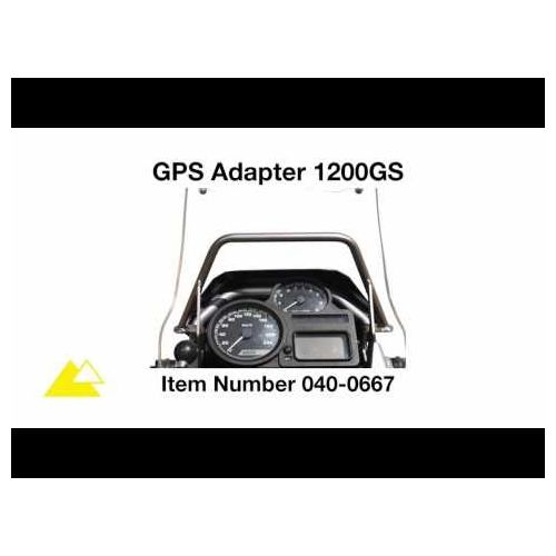 01-040-0667-0 GPS-Anbauadapter Rohrbuegel ueber Instrumente, BMW R1200GS Anbauadapter / GPS-Halter / Navi-Halter Navigationsgeraetehalter