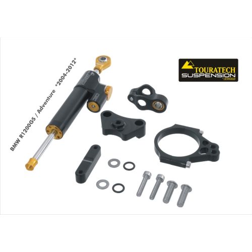01-044-5858-0 Touratech Suspension Lenkungsdaempfer *CSC*  fuer BMW R1200GS bis 2012/R1200GS Adventure bis 2013+incl. Anbausatz+