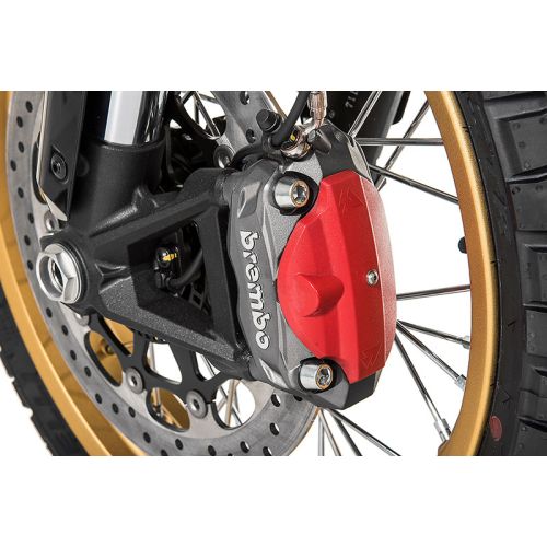 01-621-5173-0 Bremssattelabdeckung vorn, rot fuer Ducati Scrambler ab 2015