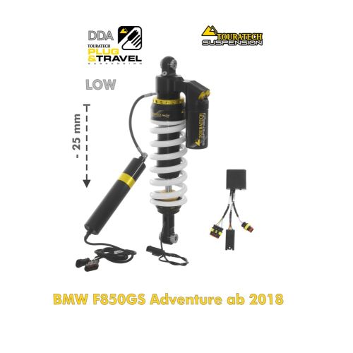 01-082-5876-0 Touratech Suspension Tieferlegung Federbein -25mm fuer BMW F850GS Adventure ab 2018 DDA / Plug & Travel