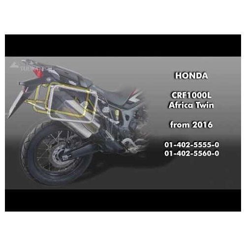 01-402-5555-0 Koffertraeger Edelstahl fuer Honda CRF1000L Africa Twin (2015-2017)
