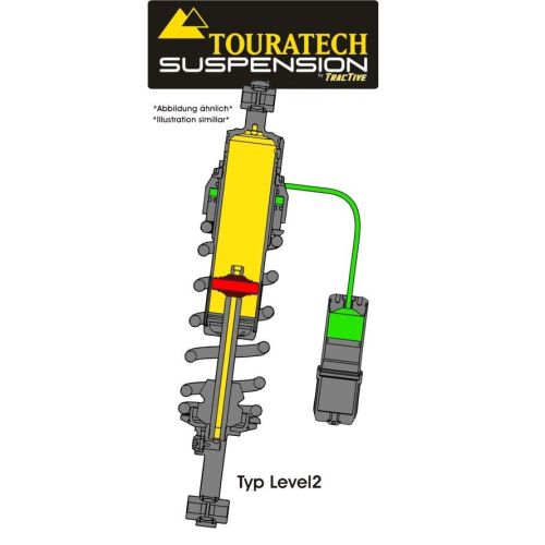 01-615-5880-0 Touratech Suspension Federbein fuer Triumph Tiger 1050i (2008-) Typ Level2