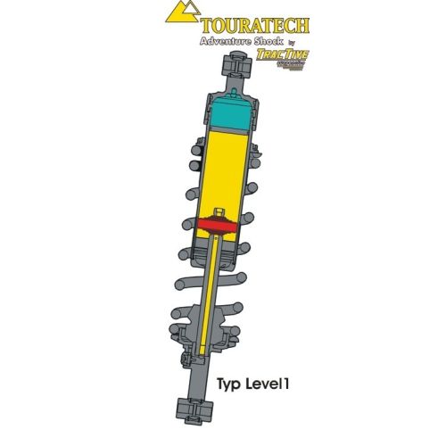 01-300-5860-0 Touratech Suspension Federbein fuer BMW F650GS DAKAR ab 2000 Typ Level1