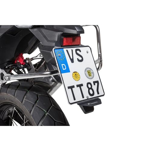 01-632-5000-0 Spritzschutz unter Kennzeichen fuer Yamaha Tenere 700 / World Raid; Honda CRF1100L Africa Twin, CRF 1100L Adventure Sports