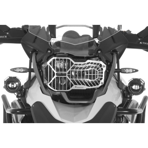 01-045-5093-0 Scheinwerferschutz epoliert mit Schnellverschluss fuer LED Hauptscheinwerfer BMW R1250GS/ Adventure, R1200GS (LC)/ Adventure (LC) *OFFROAD USE ONLY*