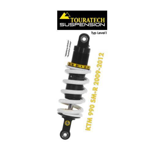 01-058-0045-0 Touratech Suspension Federbein fuer KTM 990 SM-R (2009-2012) Typ Level1