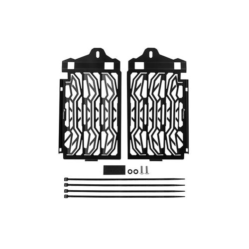 01-037-5015-0 Kuehlerschutz Edelstahl, schwarz, fuer BMW R1250GS/ R1250GS Adventure